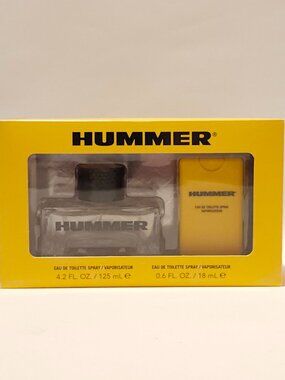 HUMMER Fragrance Gift Set BNIP 125ml Plus Bonus Travel Size 18ml